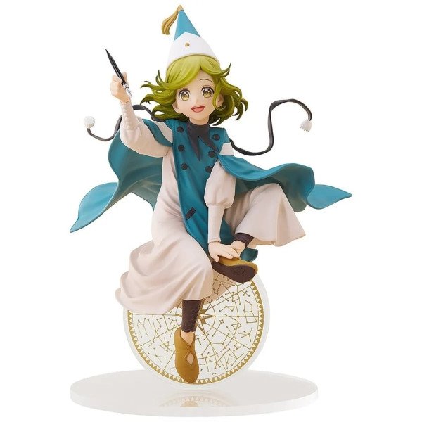 Figurine Coco Pop Up Parade L Size de Witch Hat Atelier assise sur cercle magique, pinceau levé, vue de face