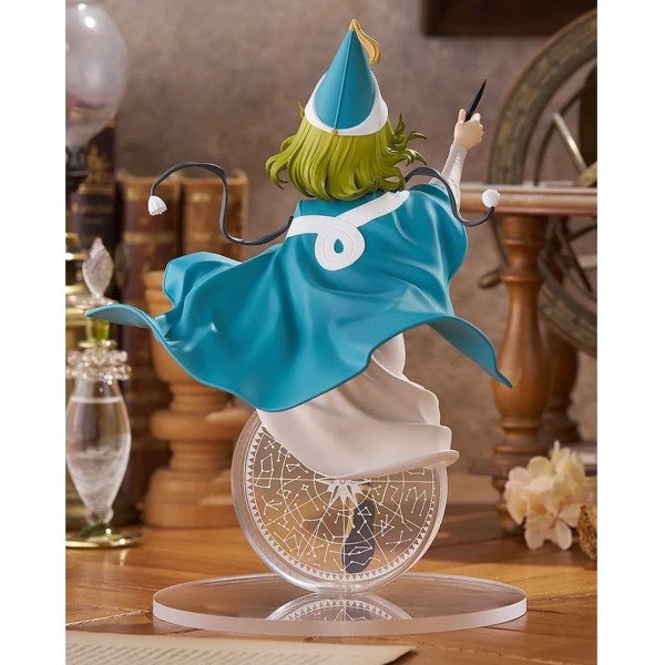 Vue arrière de la figurine Coco Pop Up Parade L Size de Witch Hat Atelier avec cape bleue déployée