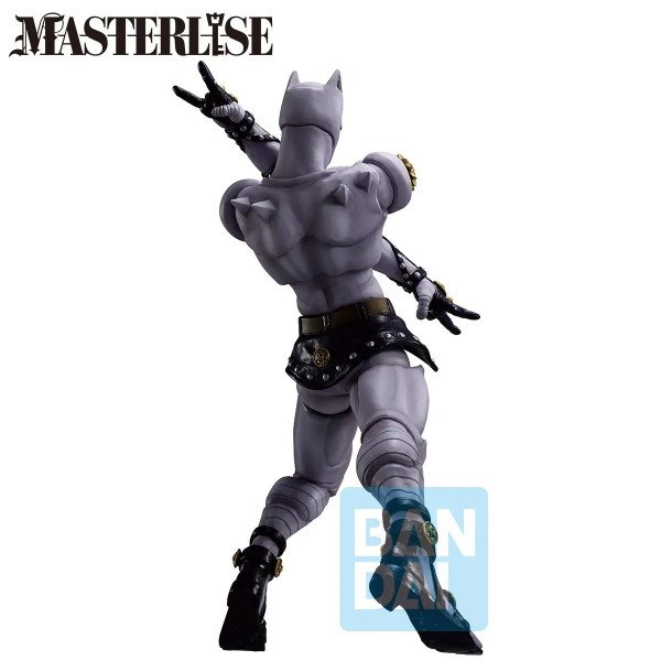 Figurine Deadly Queen Ichibansho Stand Rush vue de dos, en posture dynamique avec jambes écartées.