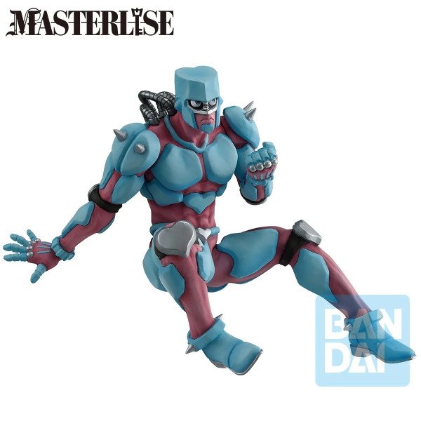 Figurine Shining Diamond Ichibansho de JoJo’s Bizarre Adventure par Bandai, vue de face en pose dynamique.