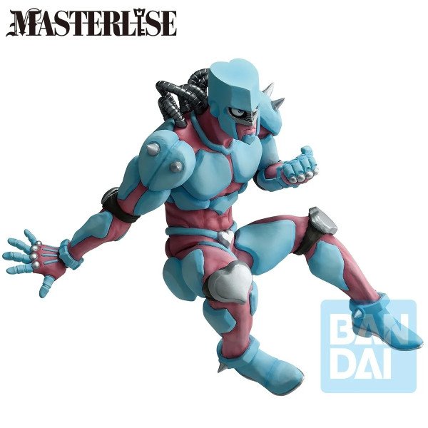 Figurine Shining Diamond de JoJo’s Bizarre Adventure par Bandai, vue de trois quarts avec bras tendu.