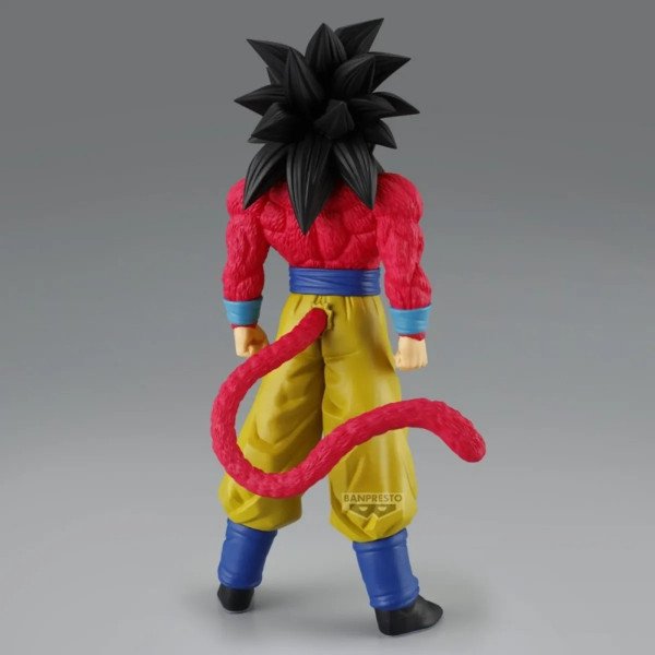 Figurine Dragon Ball GT Super Saiyan 4 Son Goku Solid Edge Works de Banpresto, vue de dos.