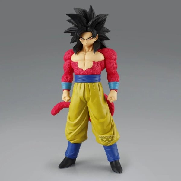 Figurine Dragon Ball GT Super Saiyan 4 Son Goku Solid Edge Works de Banpresto, vue de face.