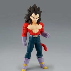 Figurine Vegeta Super Saiyan 4 Dragon Ball GT Solid Edge Works Banpresto, vue de face avec torse rouge. 2