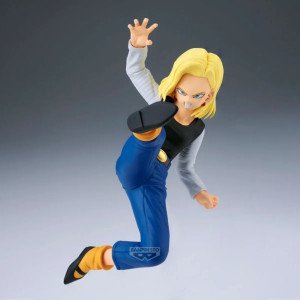 Figurines C-18 et Mr Satan Dragon Ball Z Match Makers Banpresto, duo de combat face à face. 2