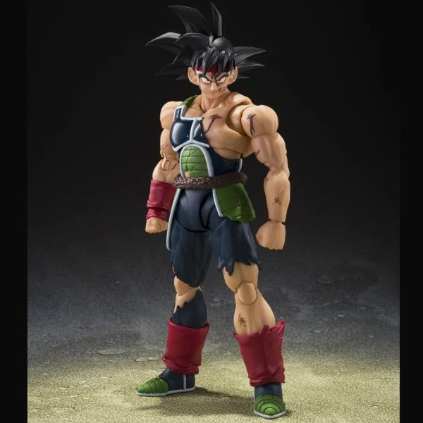 Figurine Bardock Father of Goku S.H.Figuarts Dragon Ball Z par Bandai, vue de face.