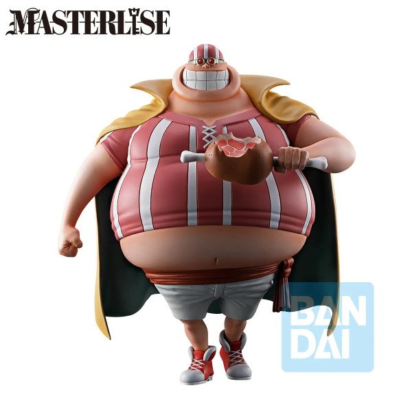 Figurine Lucky Roux Ichibansho Red Hair Pirates Last Battle de One Piece par Bandai, vue de face.