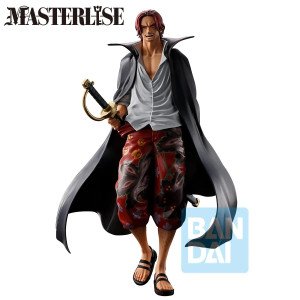 Figurine Shanks Ichibansho Red Hair Pirates Last Battle de One Piece par Bandai, vue avant entière.