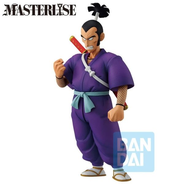 Figurine Sergeant Major Murasaki Ichibansho Dragon Ball par Bandai, tenue violette et sabre dans le dos.