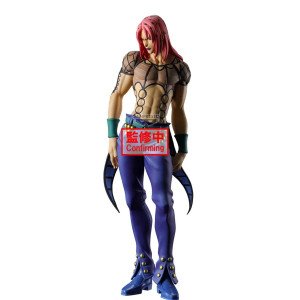 Figurine Diavolo Mometria JoJo’s Bizarre Adventure Golden Wind en pose debout, regard baissé.
