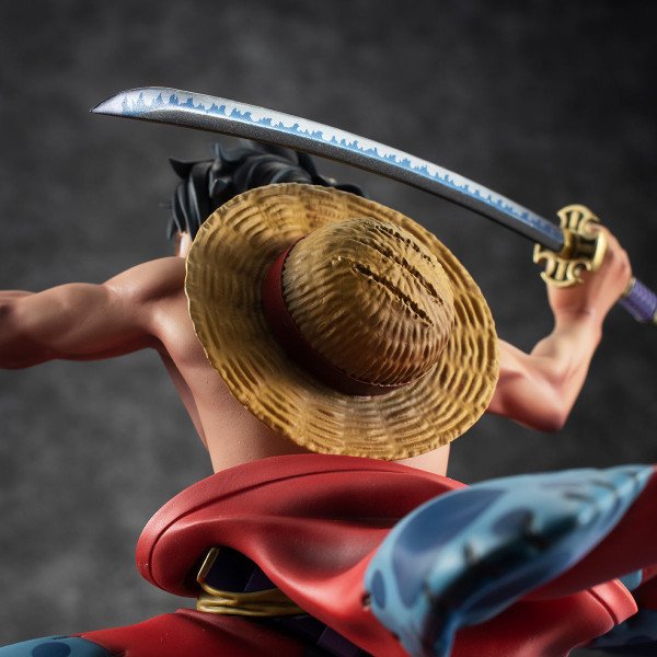 Détail du sabre Nidai Kitetsu de Luffy Taro P.O.P Warriors Alliance MegaHouse One Piece