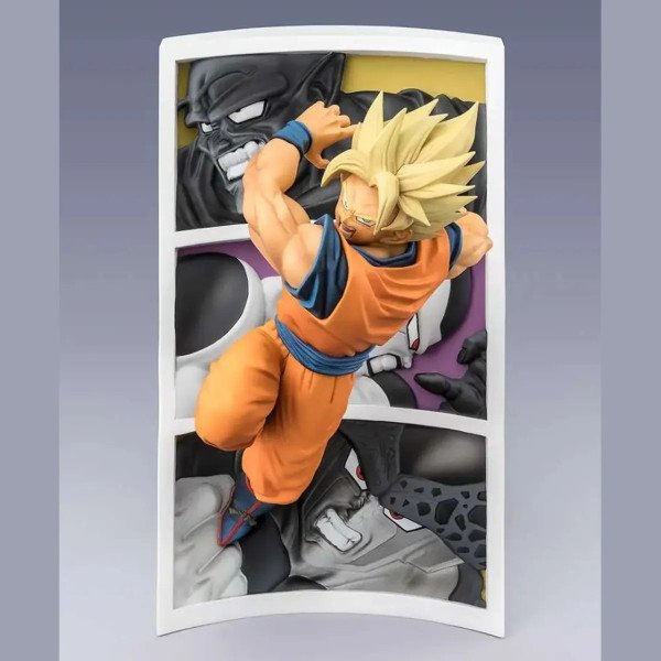 Figurine Dragon Ball Z Super Saiyan Son Goku Trail Of Battles Figuarts ZERO vue de face