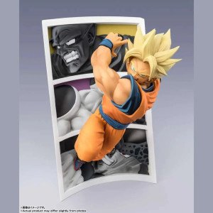 Figurine Dragon Ball Z Super Saiyan Son Goku Trail Of Battles Figuarts ZERO vue de face 2