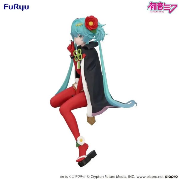 Figurine Hatsune Miku Flower Fairy Camellia Noodle Stopper FuRyu vue de profil