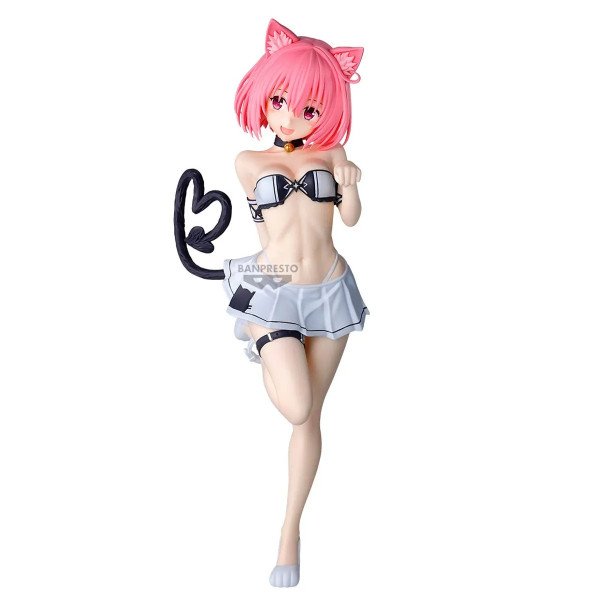 Momo Belia Deviluke en figurine Nyarls Collection To Love-Ru Darkness avec pose féline