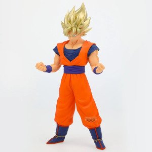 Figurine Son Goku Super Saiyan Dragon Ball Z Blood of Saiyans Banpresto vue de face 2