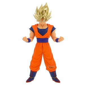 Figurine Son Goku Super Saiyan Dragon Ball Z Blood of Saiyans Banpresto vue de face