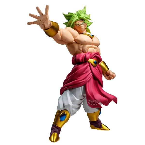 Figurine Broly Grandista Banpresto Dragon Ball Z vue de face avec main tendue