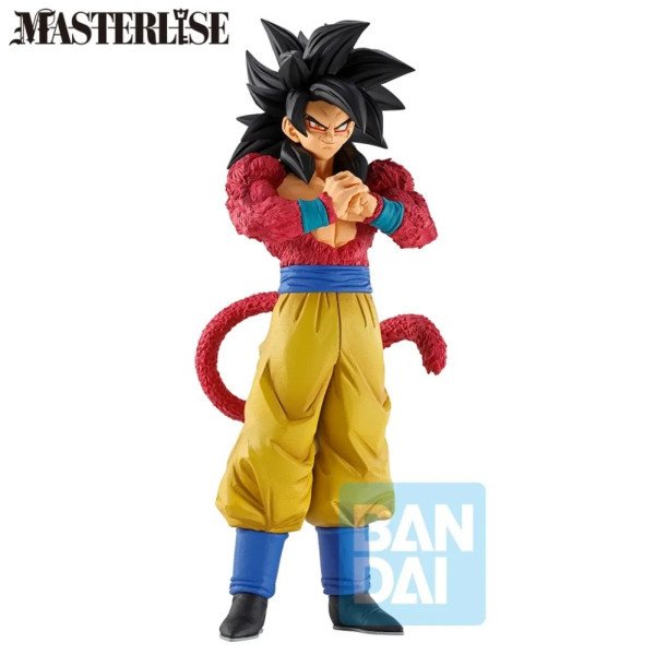 Figurine Son Goku Super Saiyan 4 Dragon Ball GT Ichibansho Masterlise en pose bras croisés