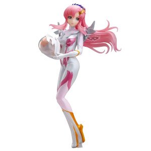 Figurine Lacus Clyne Gundam SEED Freedom Glitter & Glamours en combinaison pilote nacrée