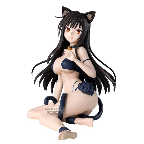 Figurine Yui Kotegawa To Love-Ru Darkness Nyarls Banpresto vue de face avec oreilles de chat