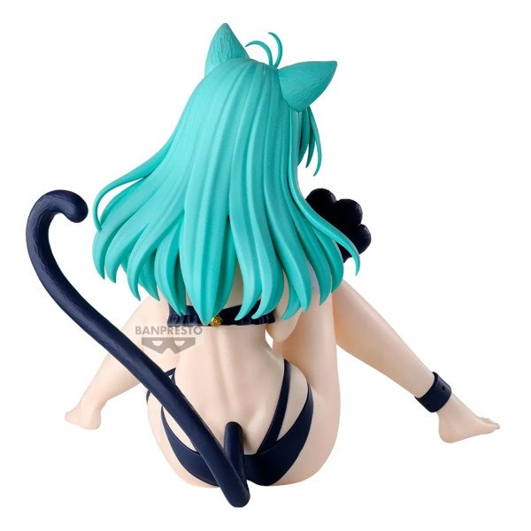 Figurine Run Elsie Jewelria To Love-Ru Darkness Nyarls Banpresto vue de dos avec cheveux verts