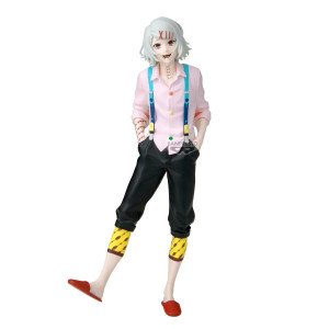 Figurine Juzo Suzuya Tokyo Ghoul Maximatic Banpresto vue de face avec chemise rose