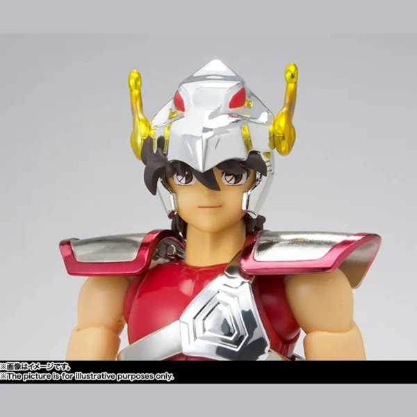 Seiya de Pégase avec casque Saint Cloth Myth First Bronze Cloth Revival