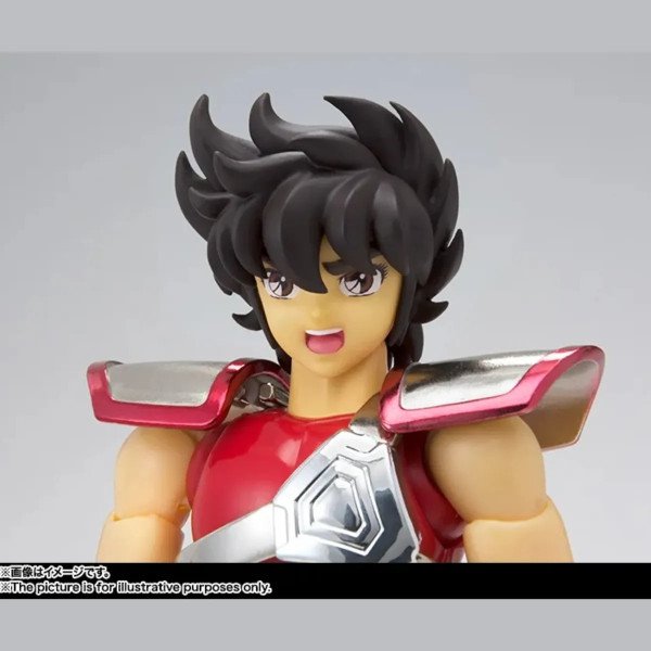 Portrait de Seiya de Pégase Saint Cloth Myth First Bronze Cloth Revival sans casque