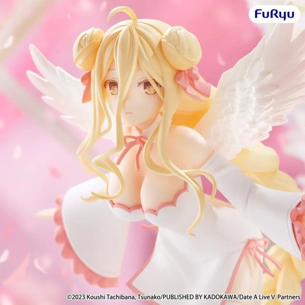 Détail du visage de Mukuro Hoshimiya Date A Live V BiCute Pure avec cheveux blonds