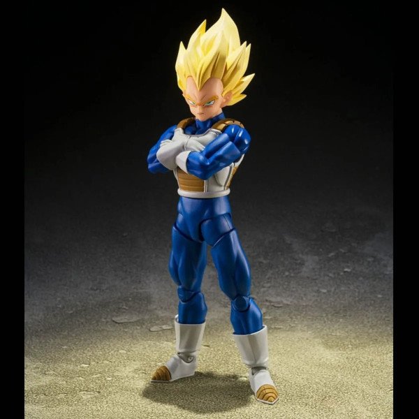 Vegeta Super Saiyan Dangerous Pride S.H.Figuarts avec bras croisés