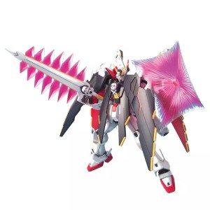 Crossbone Gundam X1 Full Cloth MG 1/100 équipé de son armure, de son épée et du Peacock Smasher. 2