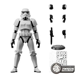 Stormtrooper Blokees Champion Class avec blaster mains interchangeables socle et pièces
